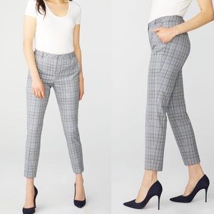 NWOT RW&CO Grey Plaid Slim Leg Ankle Pant